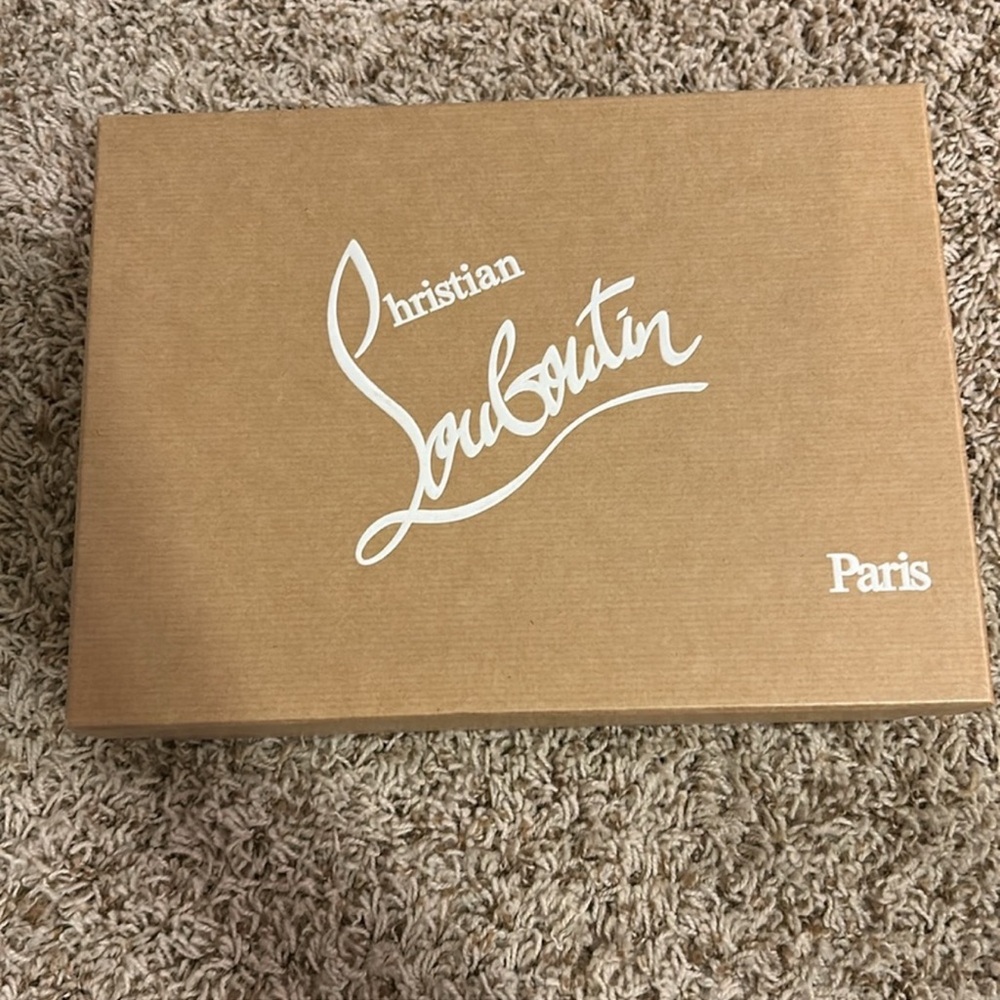LIKE NEW AUTHENTIC LOUBOUTIN KATE 100 - PATENT BIRD Heels 👠 - Picture 10 of 13
